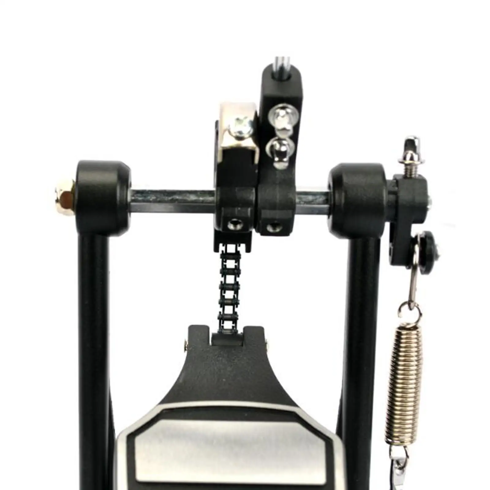 Bass Drum Pedal Portable Stable Chain Drive Drum Step for Drum Set Instrument for Electronic Drums Drum Foot Pedal Beater