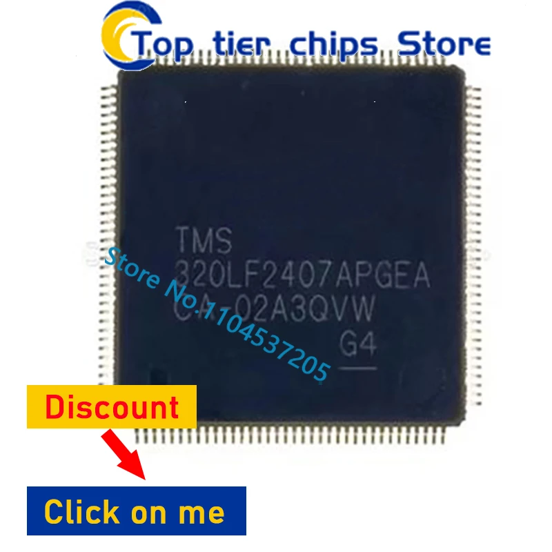 1PCS New Original TMS320LF2407APGEA 320LF2407APGEA Chip LQFP144