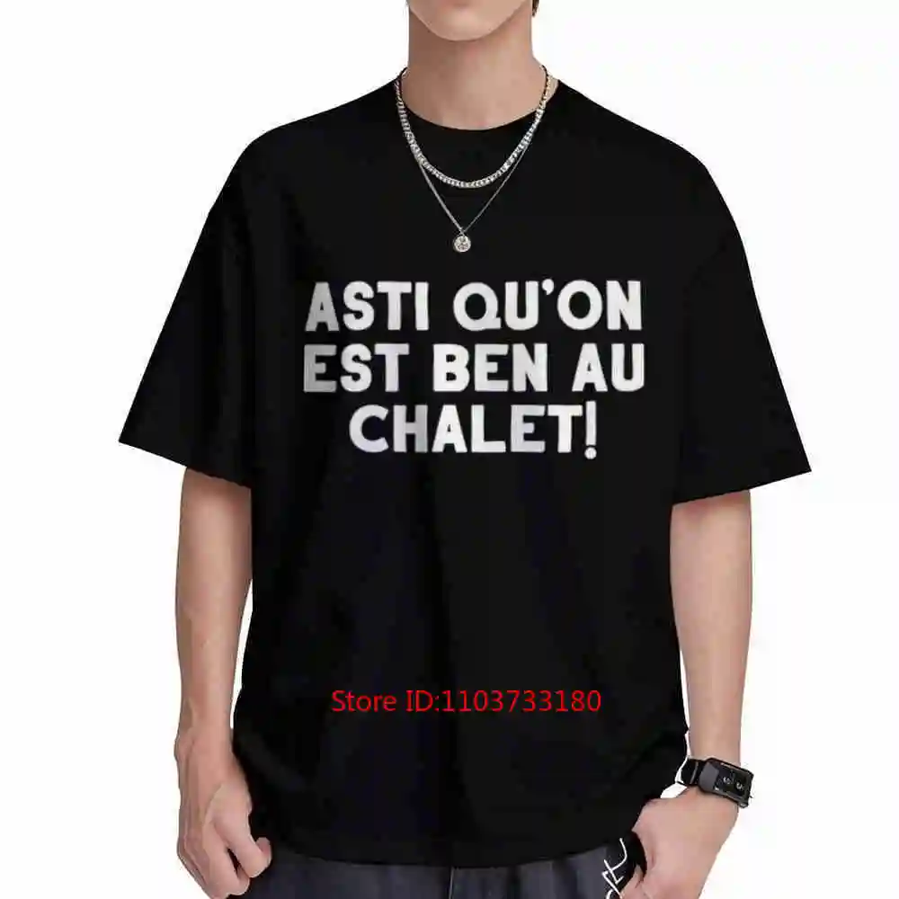 French Canadian Chalet Quebec Cultural Short Sleeve Tee 100% Cotton T-Shirt