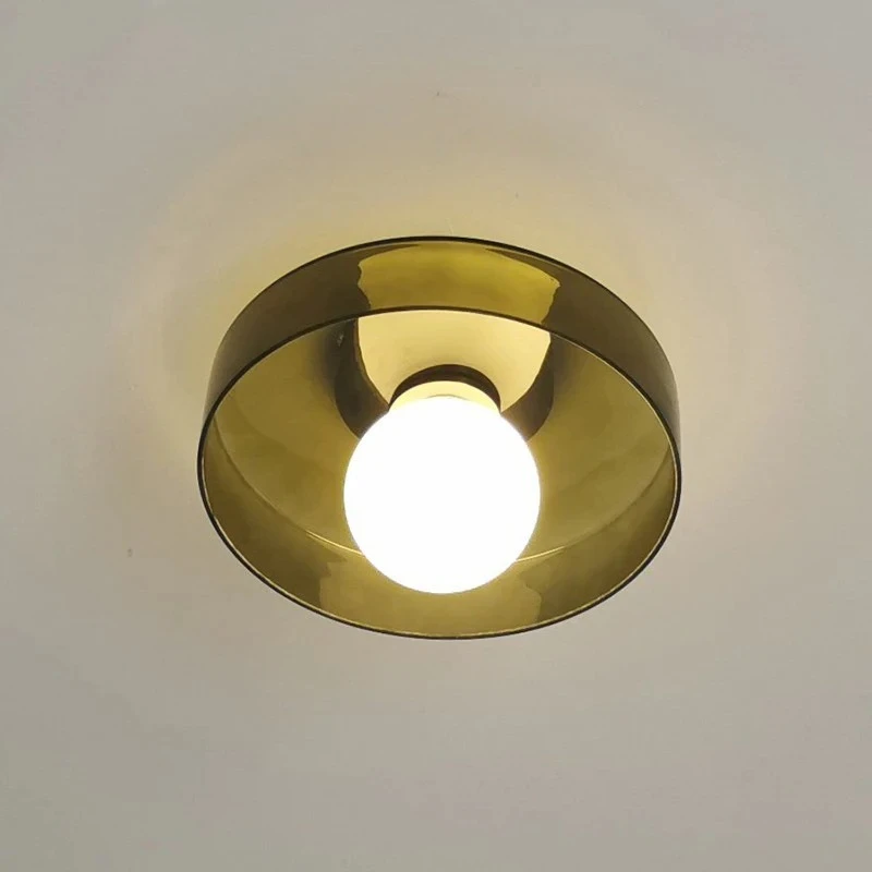 

LED Glass Ceiling Light Milk White Globe Lamp Fixture For Balcony Entrance Light Cloakroom Hallway Aisle Home Decoration