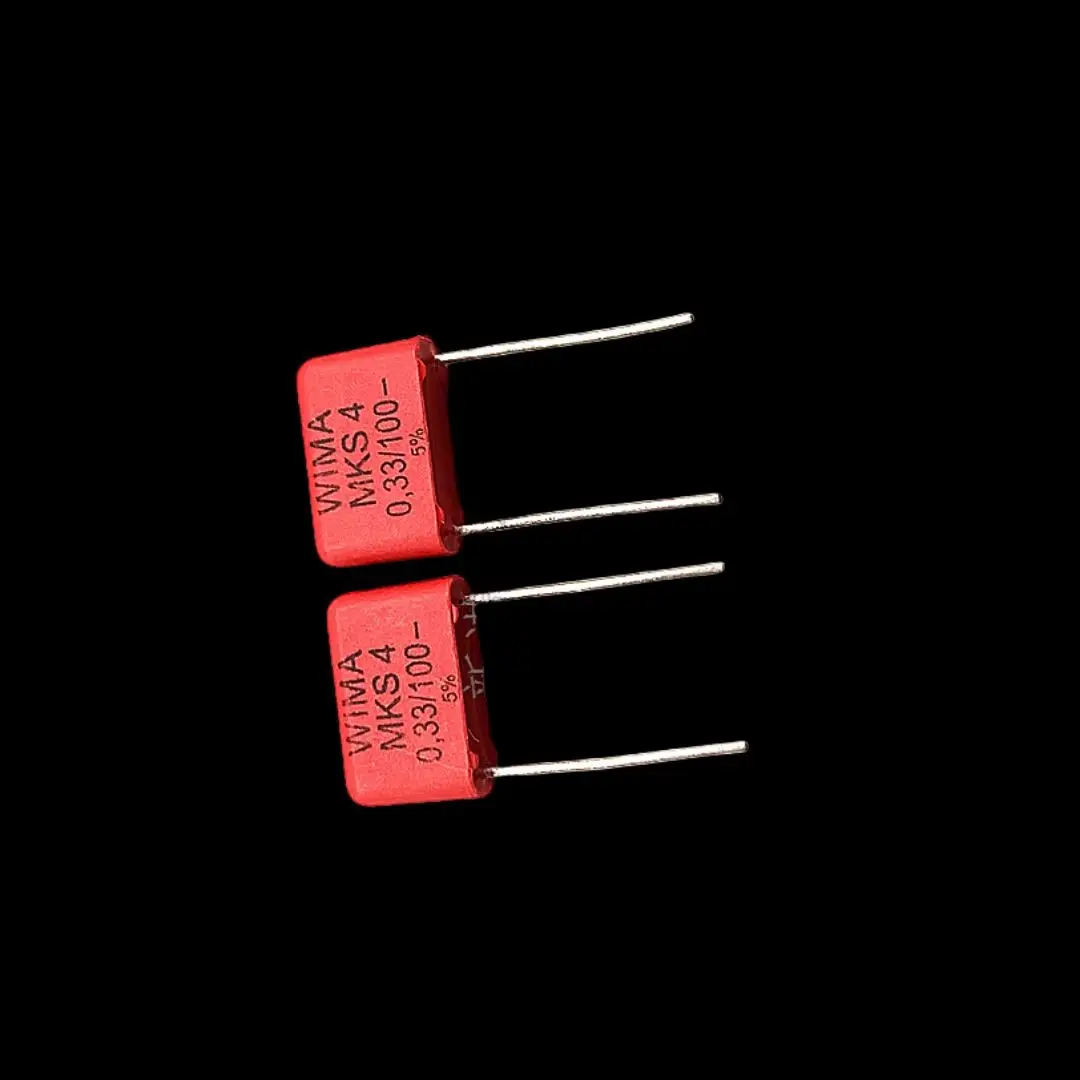 10 قطعة/100 فولت 334 0.33 فائق التوهج 100 فولت 330nF MKS4 الملعب 10 مكثف الصوت