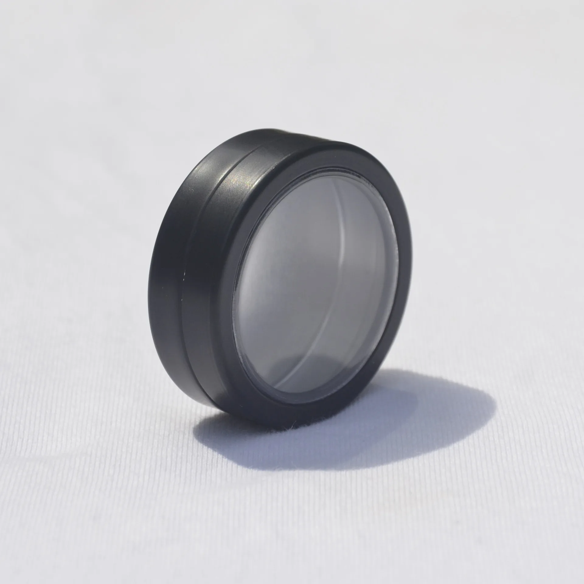 20/50/100pcs 10/15/20/60/80/100g Aluminum Box 0.3mm Thick Black Sunroof Packaging Decoration Fingertip Gyroscope Display Jar