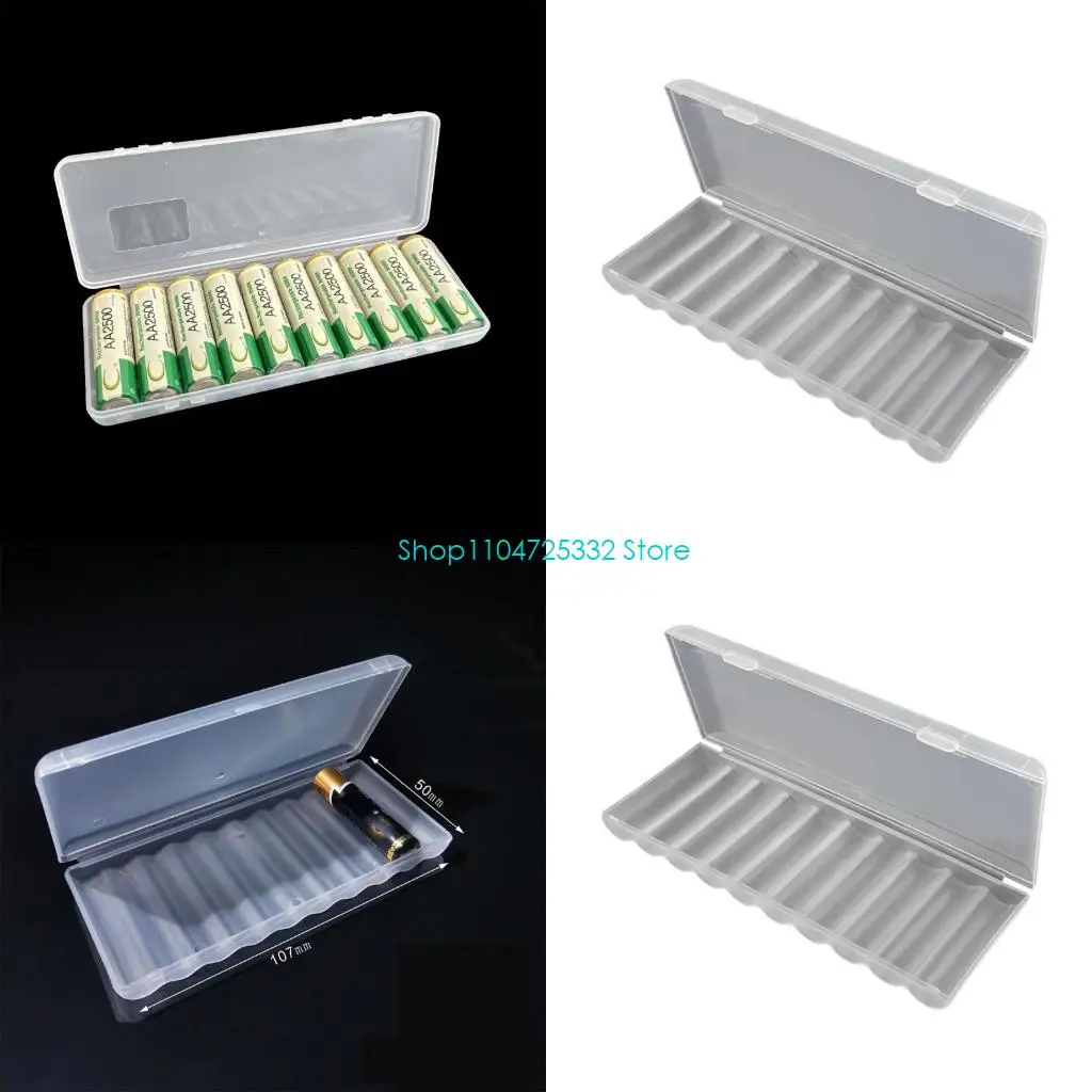 

P5EA Fireproof Portable Plastic Battery Organizers Case for Home Travel Storaging
