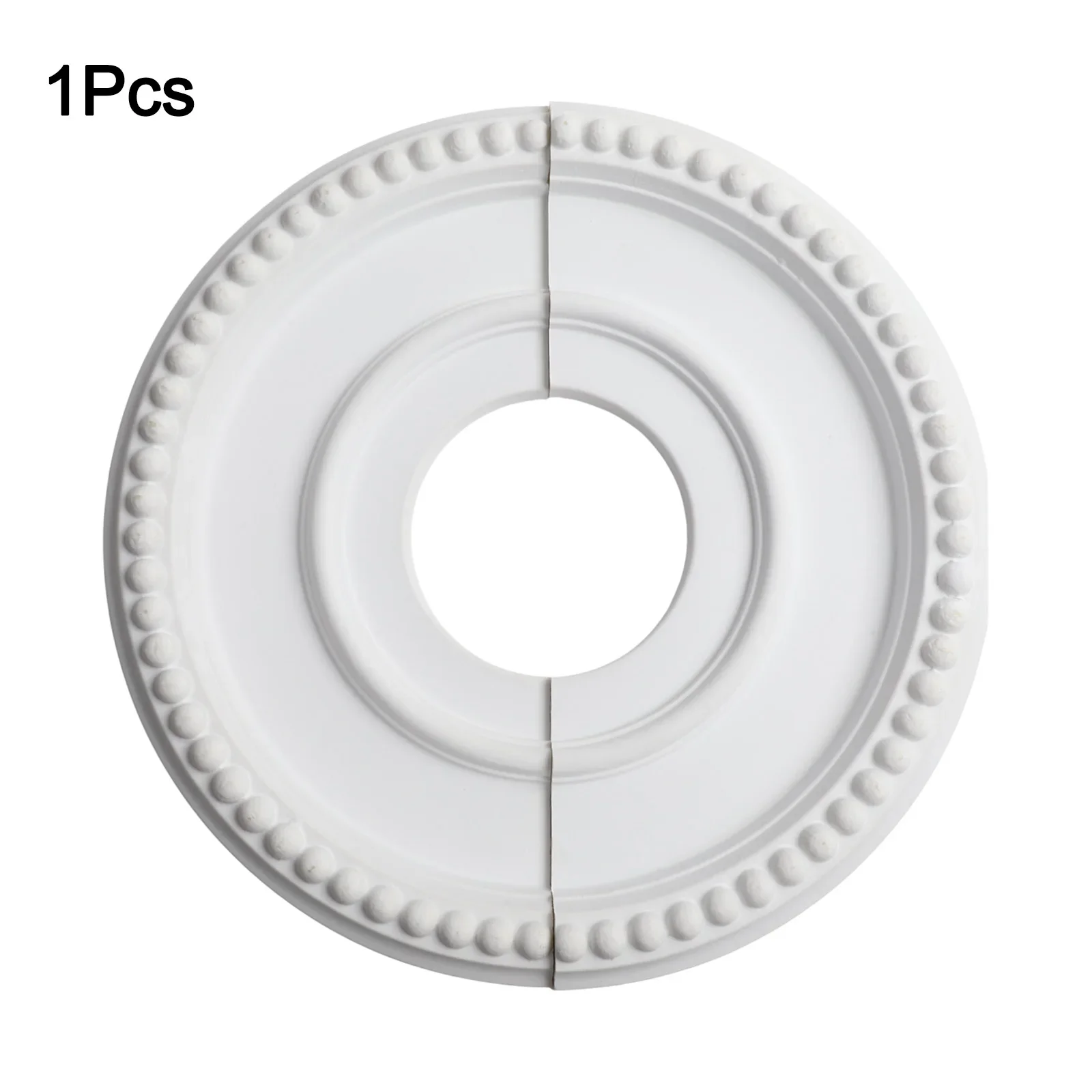 

Round Split Medallion PU Decorative Ceiling Fan Light Fixtures Covers Plate Pendant Light Base Decor