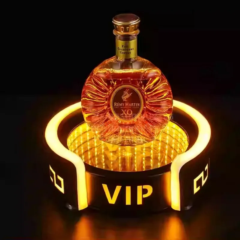 

Светодиодная светящаяся подставка для бутылок вина, лопата, стиль, основание шампанского, лазерный держатель для бара или украшения КТВ