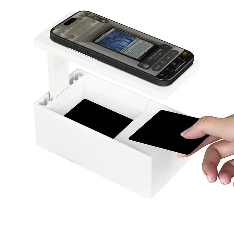 【RECOMENDAR】For Standard Size For Trading Cards Portable Card Scanner With Phone Holder- Scanstand For Enhanced Efficiency
