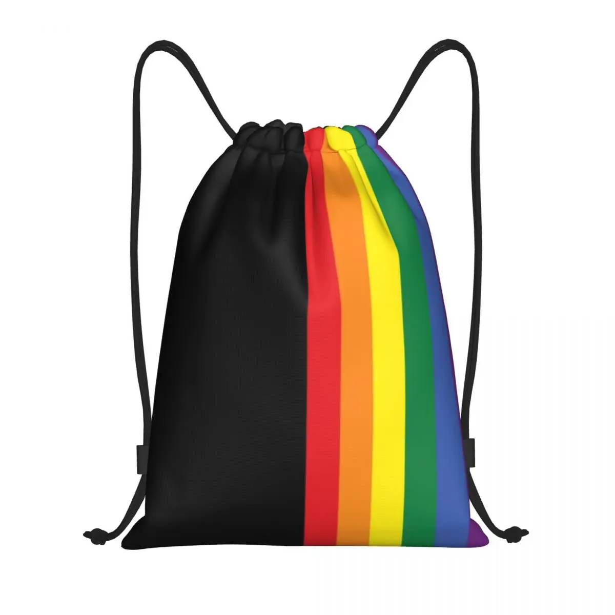 

Пользовательский Rainbow Pride ЛГБТ-рюкзак на шнурке для женщин и мужчин, спортивный спортивный рюкзак, складной GLBT, тренировочная сумка для геев и лесбиянок
