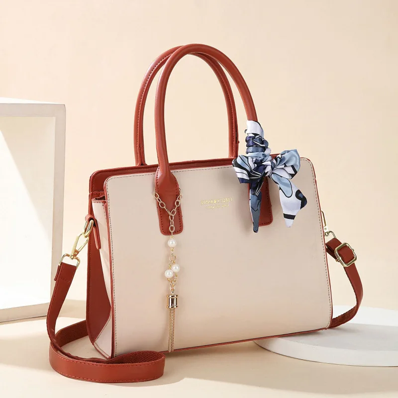

Light Luxury Pu Leather Women's Bag Elegant Large Capacity Handbag Fashionable and Versatile Single Shoulde Crossbody Bags