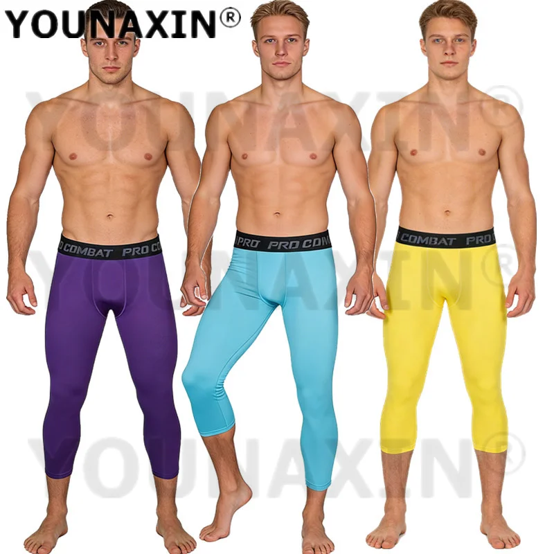 Unisex Laufhose für Männer, Fitness-Trainingshose, Kinder-Basketball-Hose, Damen-Yoga-Sporthose, Skinny 3/4 Caprihose S M L XL 2XL 3XL
