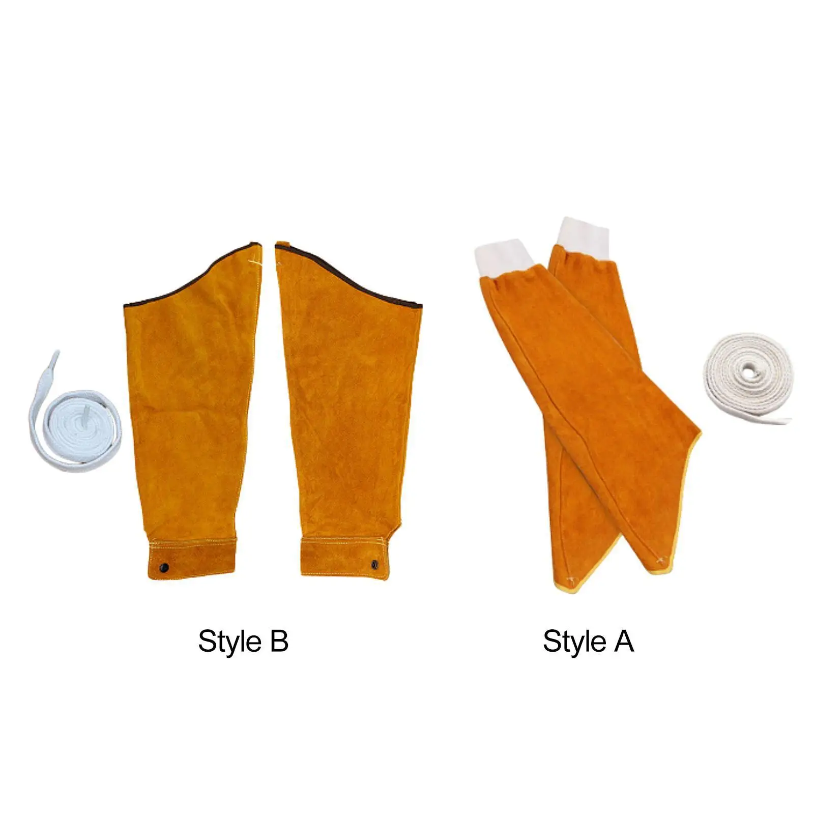 Manicotti da giardinaggio da 2 pezzi Manicotti da lavoro Manicotti da saldatura multiuso in pelle PU resistenti al calore per uso industriale