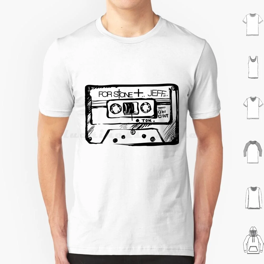 Son Tape T Shirt Cotton Men Women DIY Print Stone Jeff Tape 1992 Ten Vedder Songs Grunge Mix Tape 90s Son Band History And