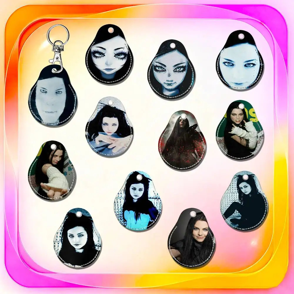 For Sanctuary Fallen Amy Lee Evanescence For AirTag Case Card Holder Keychain ID Credit Bank Access Badge For Air Tag Case Shell