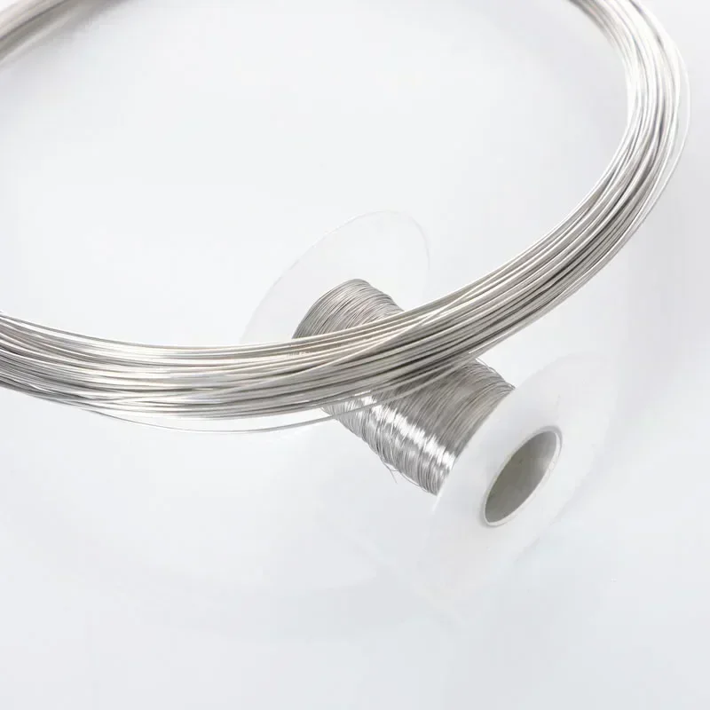 100Meters 316 Stainless Steel Wire 0.09 0.1 0.15 0.2 0.3 0.4 0.5 0.6 0.7 0.8 1mm Medium Hard / Soft  Wire Elastic Steel Wire
