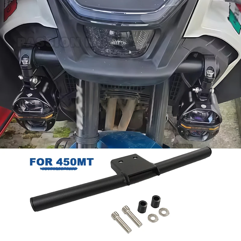 

FOR CFMOTO 450MT MT450 450mt 450 MT 2024 2025 Motorcycle Fog Light Led Bracket Auxiliary Lights Holder Support FOR CF450MT