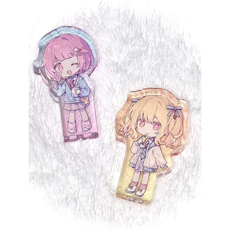 Die neue Pjsk Acrylständer Peripherie Kawaii Spielzeug Figur „Tianma Sakuraki Feng Xiaomeng“ Ins Q-Version Schreibtischdekoration Freunde Geschenk