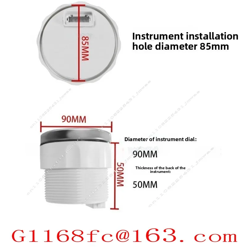 85mm Engine Upgraded Universal Tachometer 3K-8KRPM with Backlight 9-32V