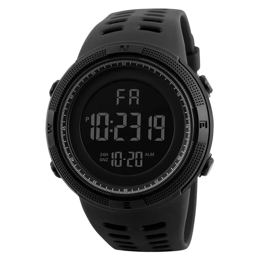 YIKAZE Men Sports Watch Sweatproof Men's Digital Watches Outdoor Fitness Electronic Wristwatch Military Sports Clock for Kids