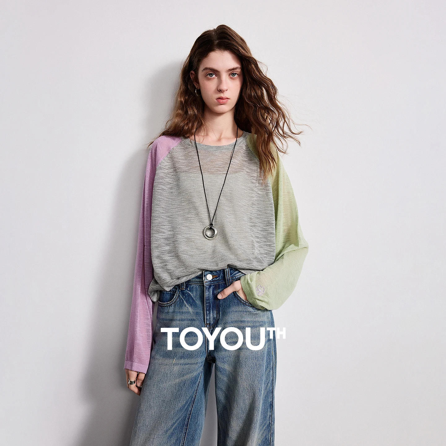 Women's Airy Slub Linen Knit Top Spring 2025