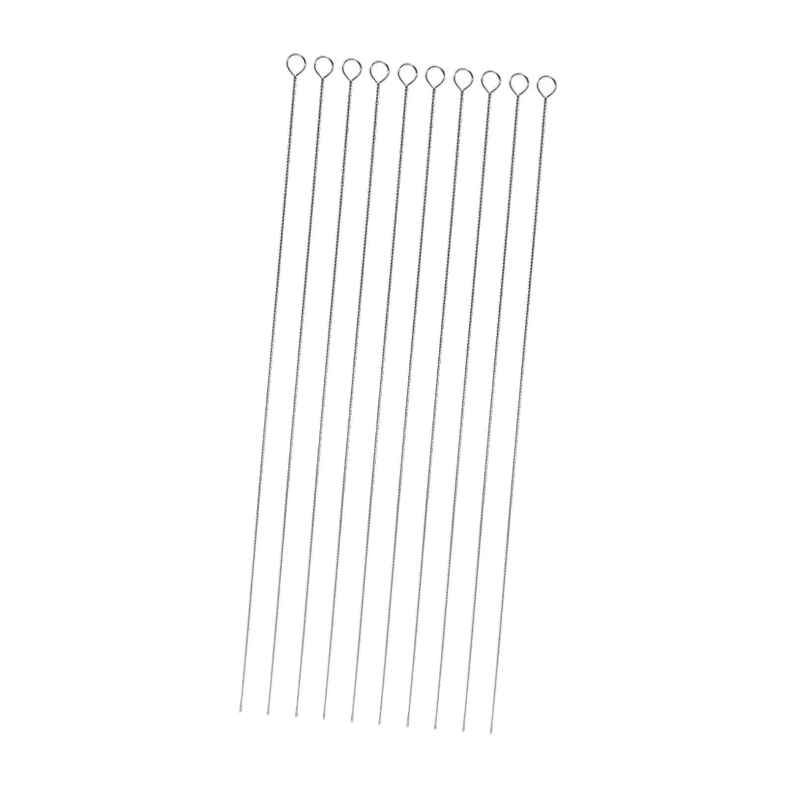 

10x Beading Pin Metal Professional General DIY Craft DIY Bead Threading Tool