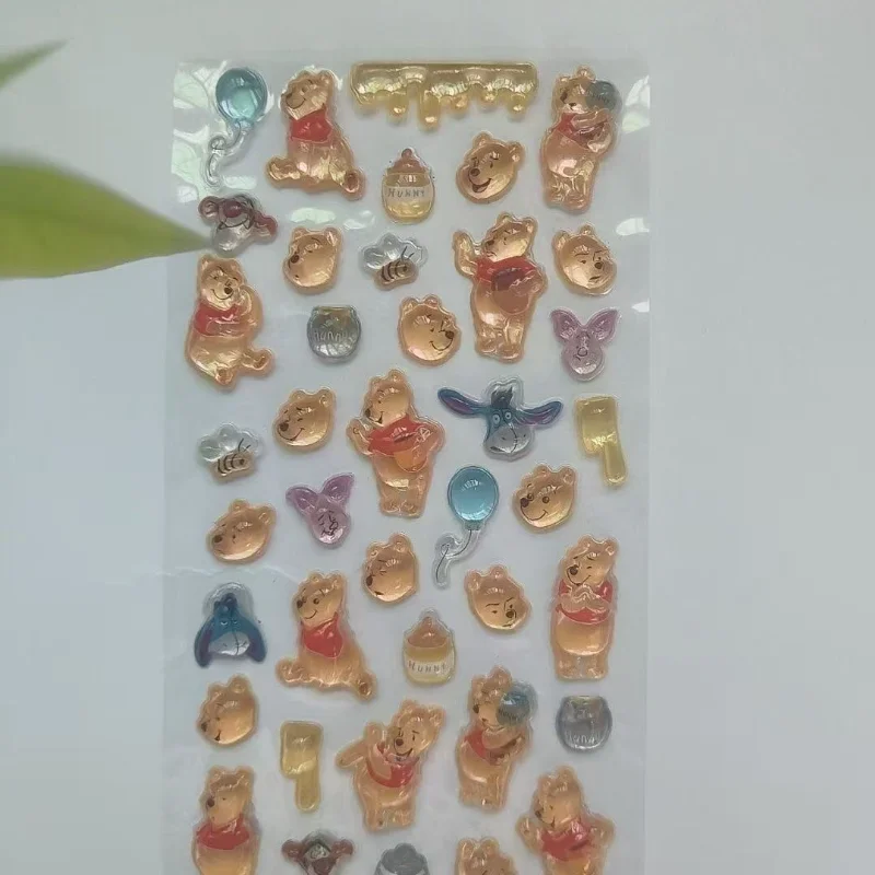 ديزني ويني ذا بوه حورية البحر الأميرة ملصق ثلاثية الأبعاد الإغاثة الكرتون ملصق Diy بها بنفسك قضية الهاتف المحمول Ccd الديكور مكافأة ملصق #4