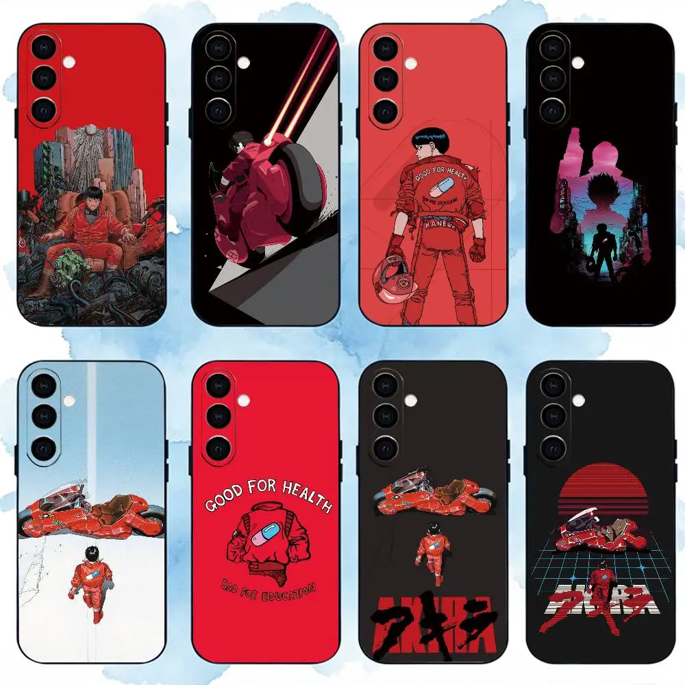 Akira Shotaro-o Kaneda Phone Case For Samsung Galaxy A73,A72,A71,A70,A53,A52,A51,Soft Silicone Black Cover