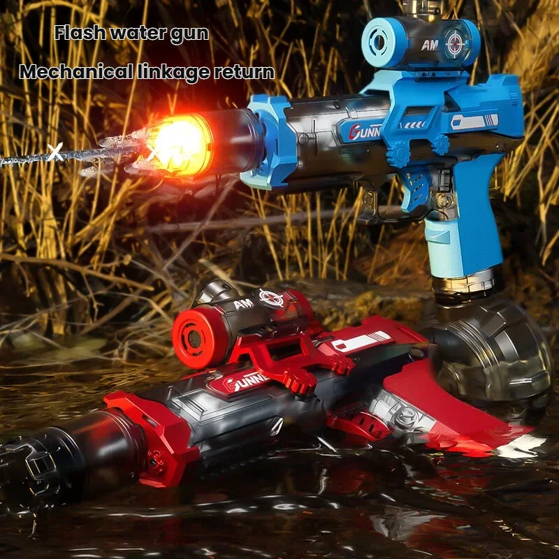 Automatic Electric Water Gun, Large Capacity Water Blaster, Pulse Burst Shooting, High-Speed Linkage Continuous Firing