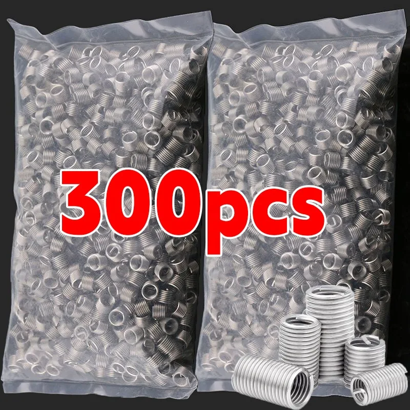 أدوات إصلاح خيط الفولاذ المقاوم للصدأ ذاتية التنصت إدراج محول المكسرات حلزونية إصلاح سهلة التركيب موضوع إدراج موضوع ارتداء عدة