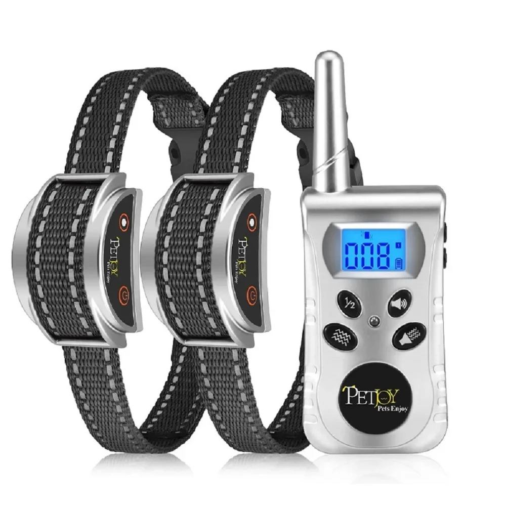 

Cat&Dog Training Collar with Remote,No Shock Vibrating Collar for Small Medium Dogs,Beep Vibration Waterproof Dog Bark Collar