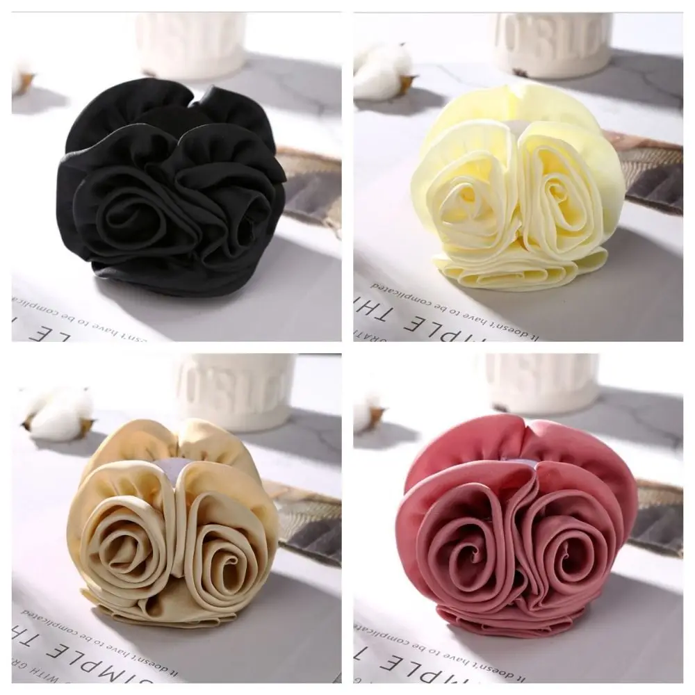 Novo rosa cabelo garras hairpin doce barrette flor grampo de cabelo bandana feminino headwear arco meninas rabo de cavalo titular acessórios para o cabelo