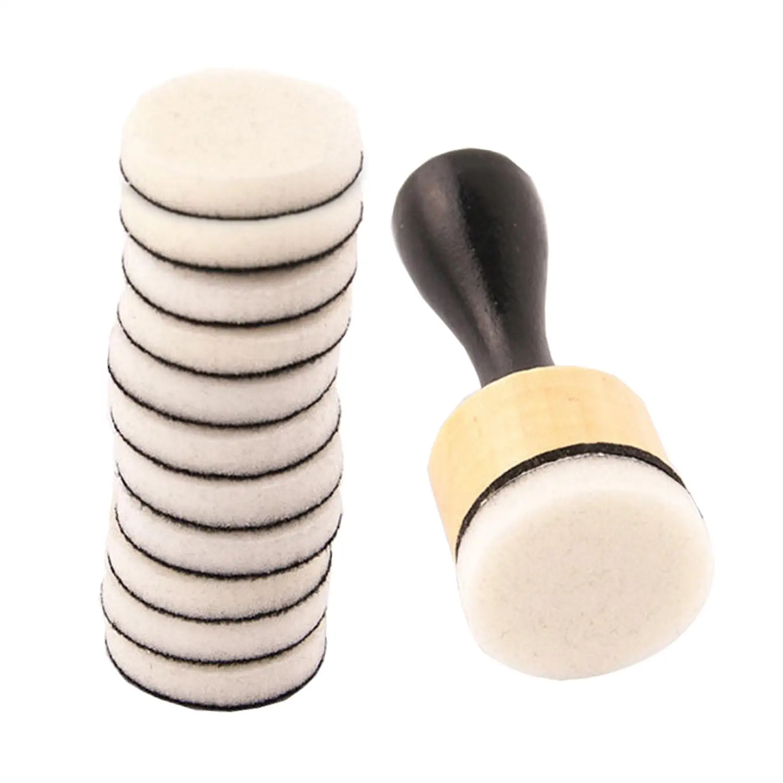 Mini Round Ink Blending Tool Embossing Stencils for Embossing Card Making