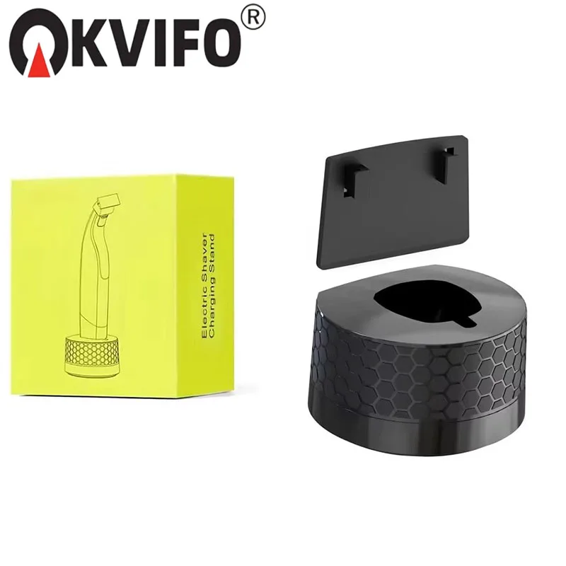 KVIFO Wall Mounted Charging Base Charger Holder for Philips One Blade QP2520 QP2530 QP2620 QP2630 Hybrid Electric Shaver