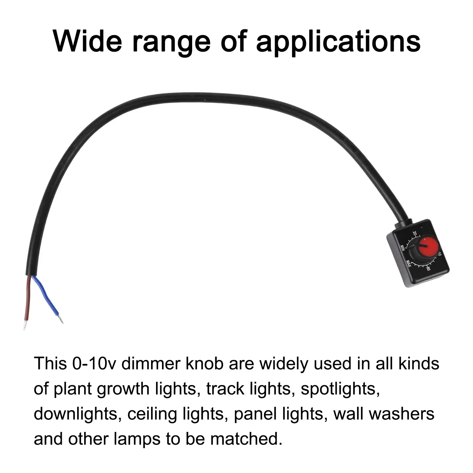 LED Dimmer for Passive Low Voltage DC 0 10V and 1 10V Lighting Systems with Push Button Designed for Energy Efficiency