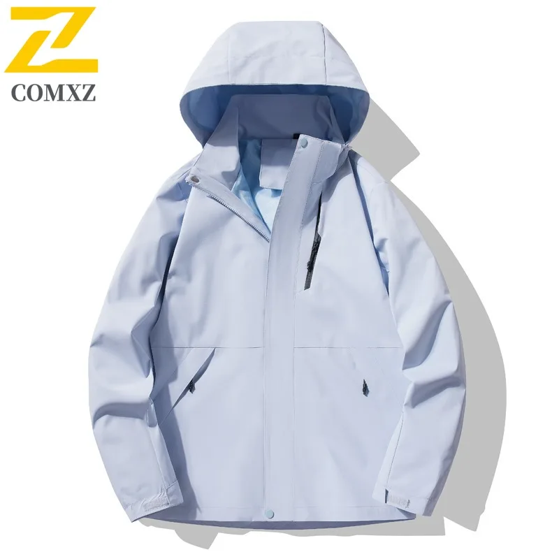 

Куртка COMXZ Valley Gorpcore, классическая водонепроницаемая ветрозащитная куртка для пешего туризма и велоспорта, легкое пальто, осенняя мужская одежда, куртки