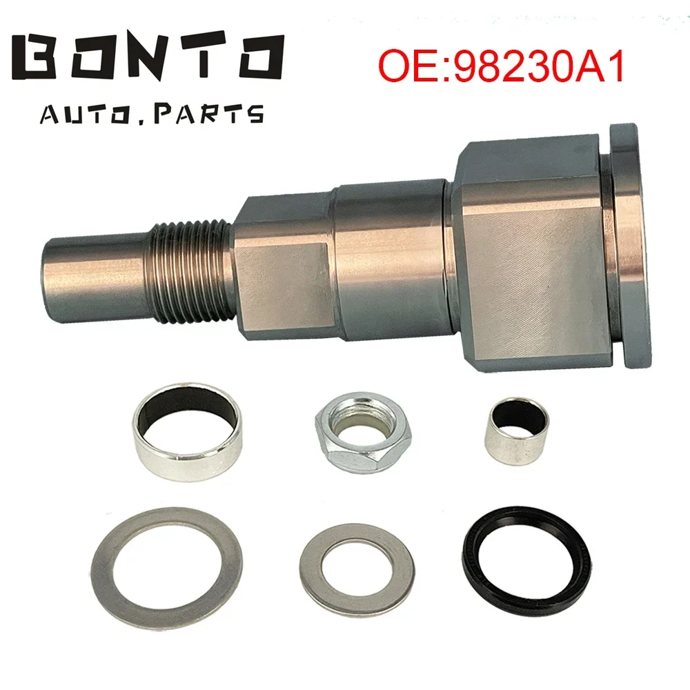 BONTO Housing Upper Steering Arm Swivel Shaft Set With Stainless Steel Steering Shaft Kit Gimbal For Mercruiser OEM:98230A1