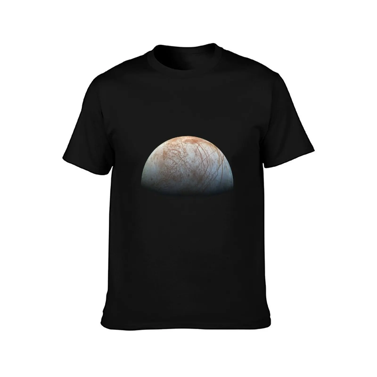 Jupiters Moon Europa T-Shirt Large Size Loose Casual Tee T-Shirt