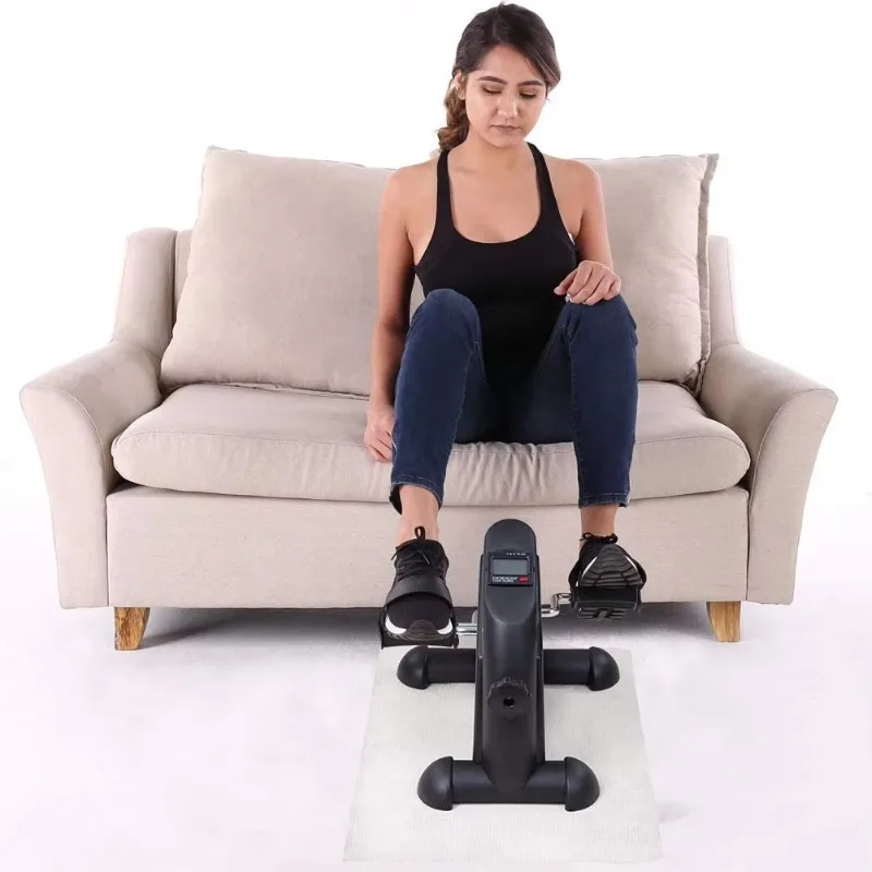 

2025 Durable Under Desk Bike Pedal Exerciser - Arm & Leg Mini Pedal Exerciser for Elderly Home & Office Use