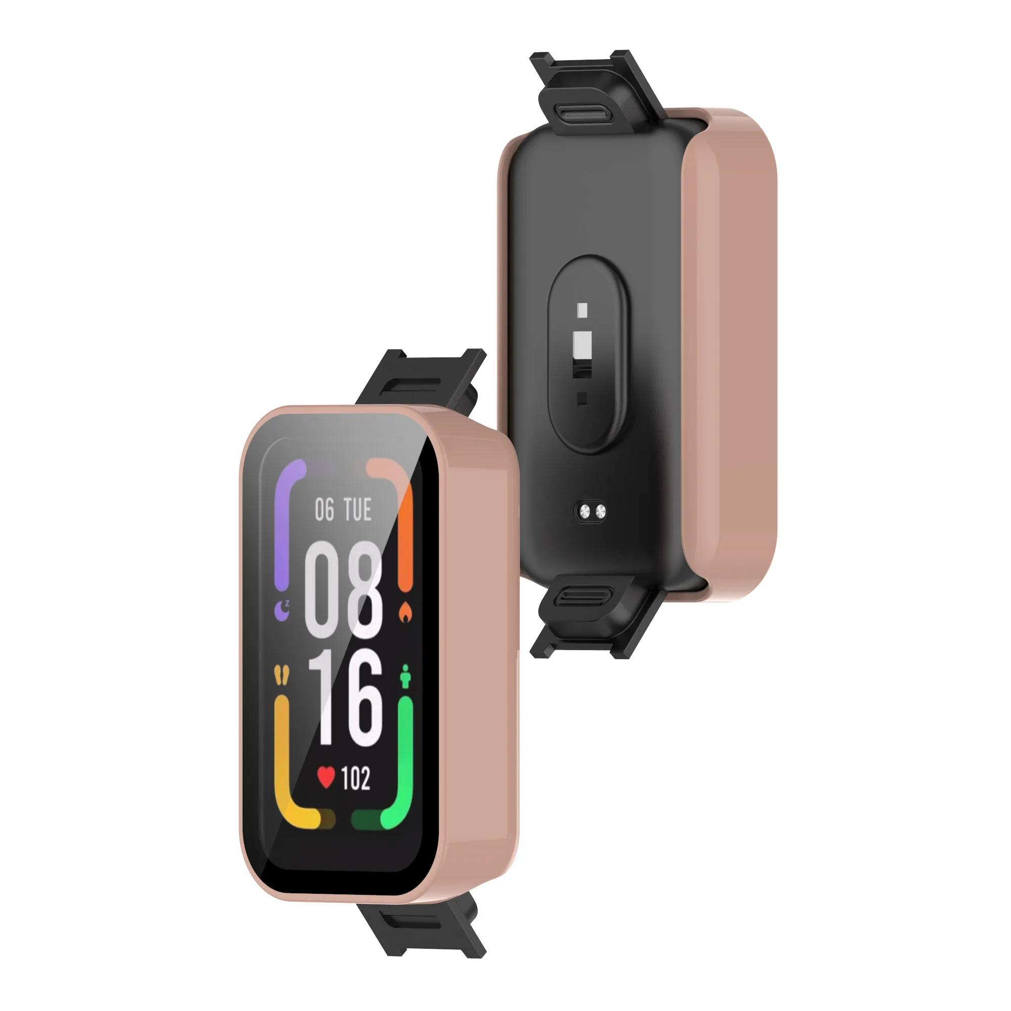 Xiaomi Redmi用強化ガラススクリーンプロテクター,Xiaomi Redmi Band pro用保護スリーブ