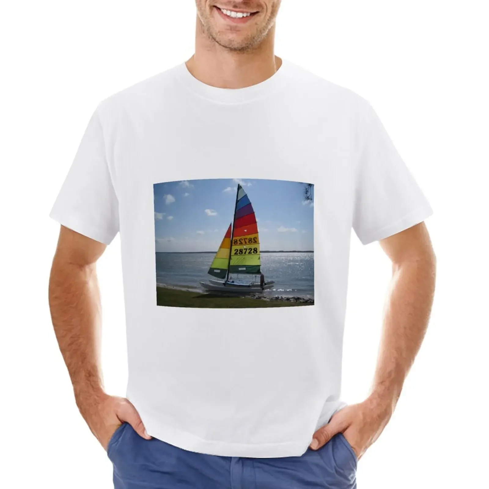 Catamaran Sailing T-Shirt oversized boys animal print mens t shirts