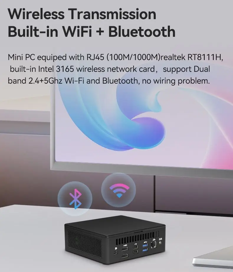 Mini PC Intel Core i7-1260P/1280P Dual DDR4 32GB RAM M.2 SSD 1TB Windows 11/10 Linux DP Type-C 4K Desktop Comouter WiFi