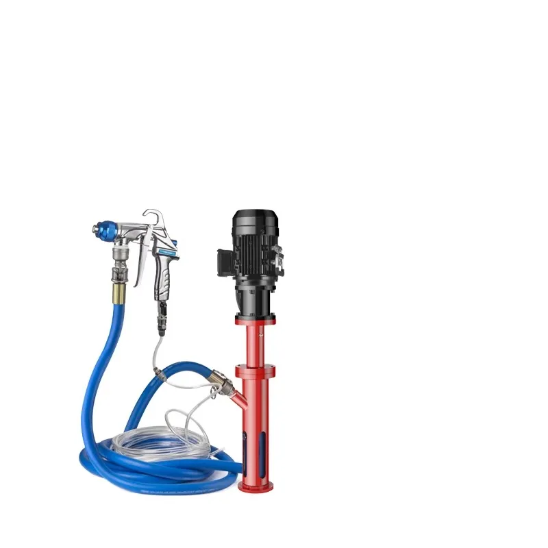 Electric DIY Real Stone Paint Spraying Machine Self-Suction Interior/Exterior Wall Putty Waterproof Coating Fireproof Air Pump