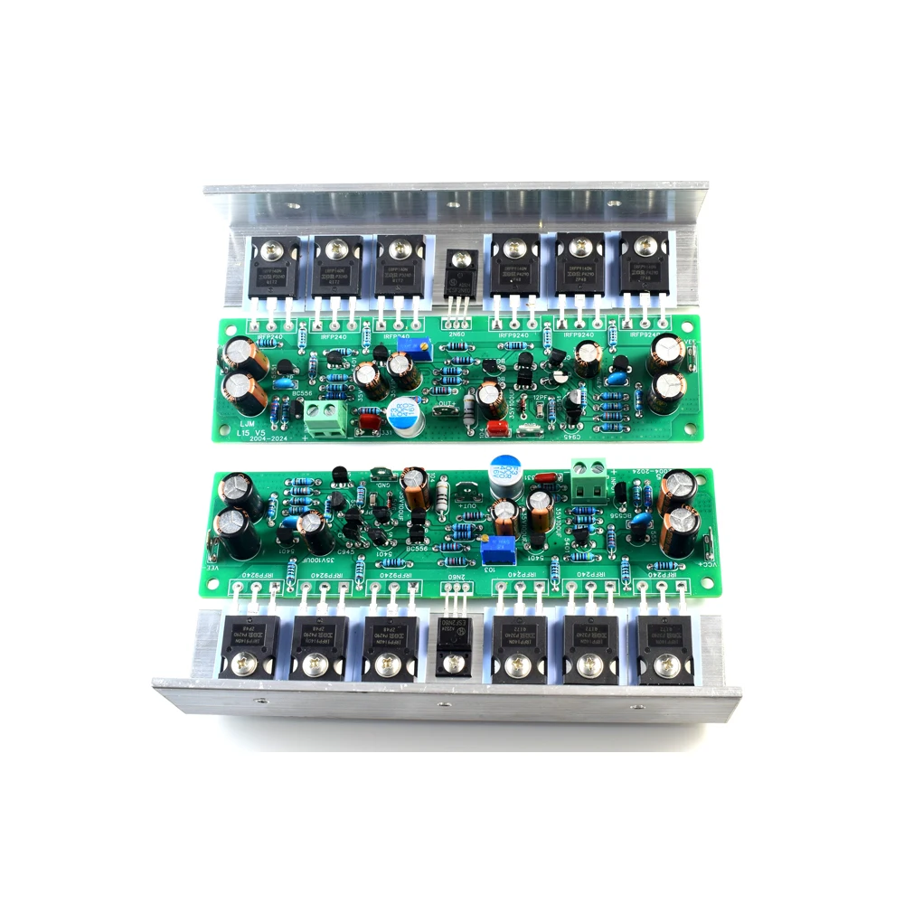 

1pair L15 MOSFET Amplifier Board 2 Channel AMP IRFP240 IRFP9240+Angle Aluminum