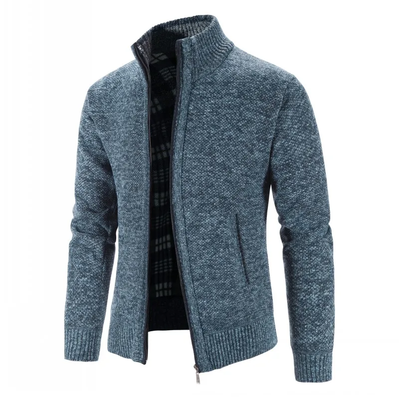 New Spring Autumn Knitted Sweater Men Fashion Slim Fit Cardigan Men Causal Sweaters Coats Solid Single Breasted Cardigan men