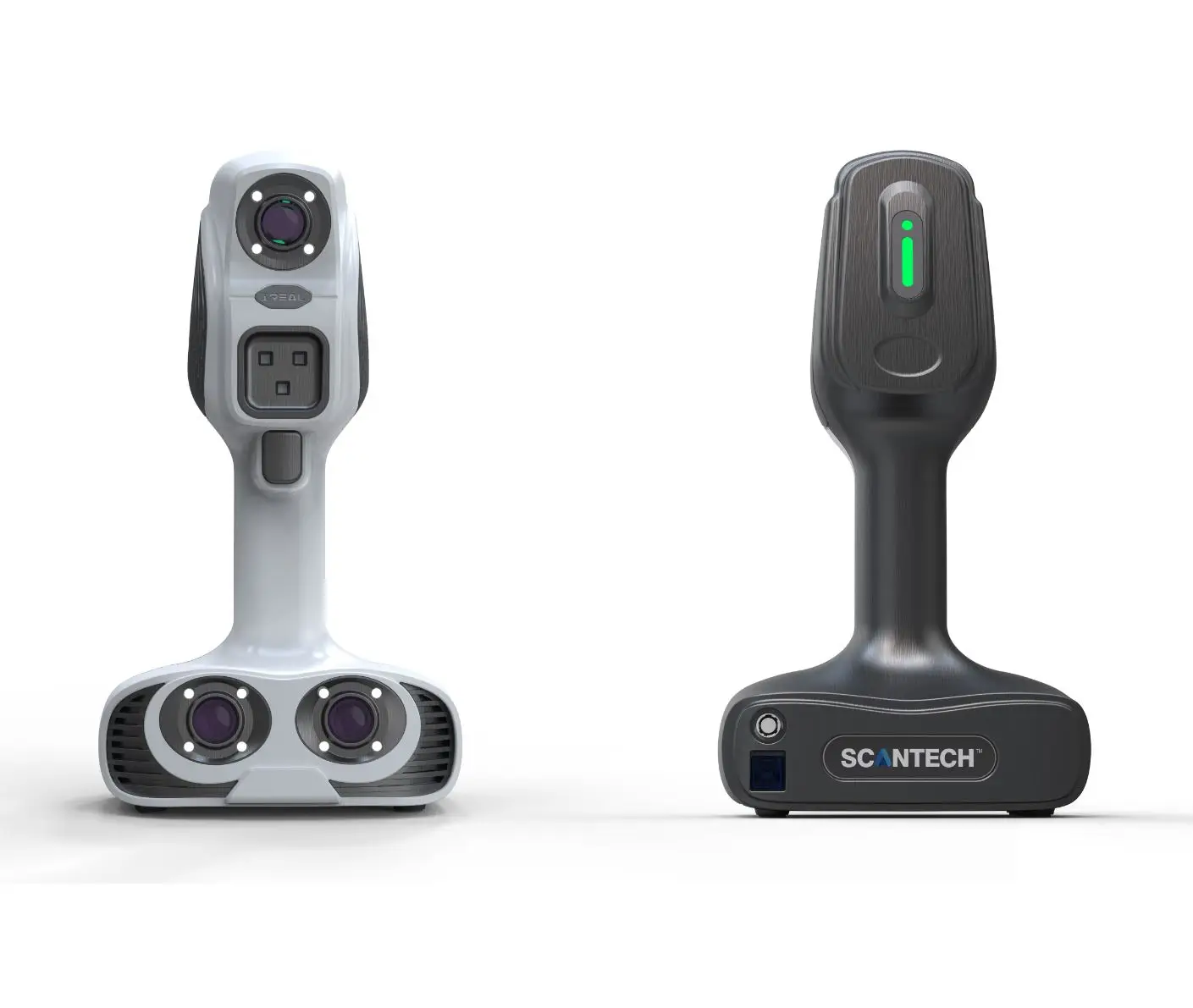 Scanner de couleur 3D portable Scantech IReal 2E sans autocollants