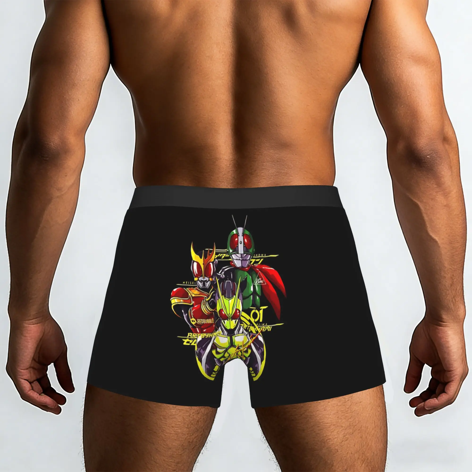 RIDER GENERATIONS  Bandai Kamen Rider Underpants Breathbale Panties Men's Underwear Ventilate Shorts Boxer Briefs