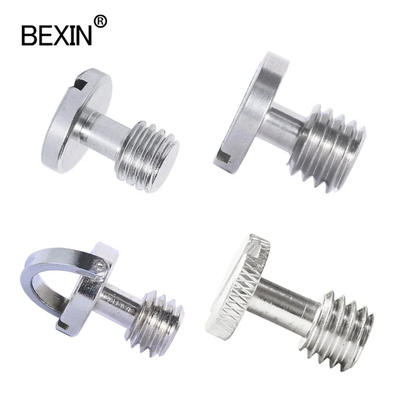 Camera Screw 3/8 inch Digital Mount Quick Release Screw Round Head Camera Plate Screw For DSLR Camera Tripod