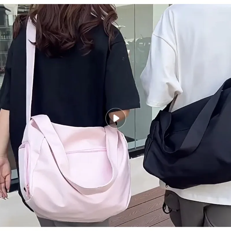 

Нейлоновая спортивная сумка-тоут большой емкости, унисекс, спортивная сумка-мессенджер для йоги, путешествий, модная сумка, спортивные сумки, аксессуары