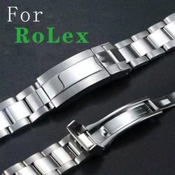 Solid Stainless Steel Watch Band For Rolex Oyster Perpetual Datejust DAYTONA SUBMARINER Luxury Bracelet Watch Straps 20mm