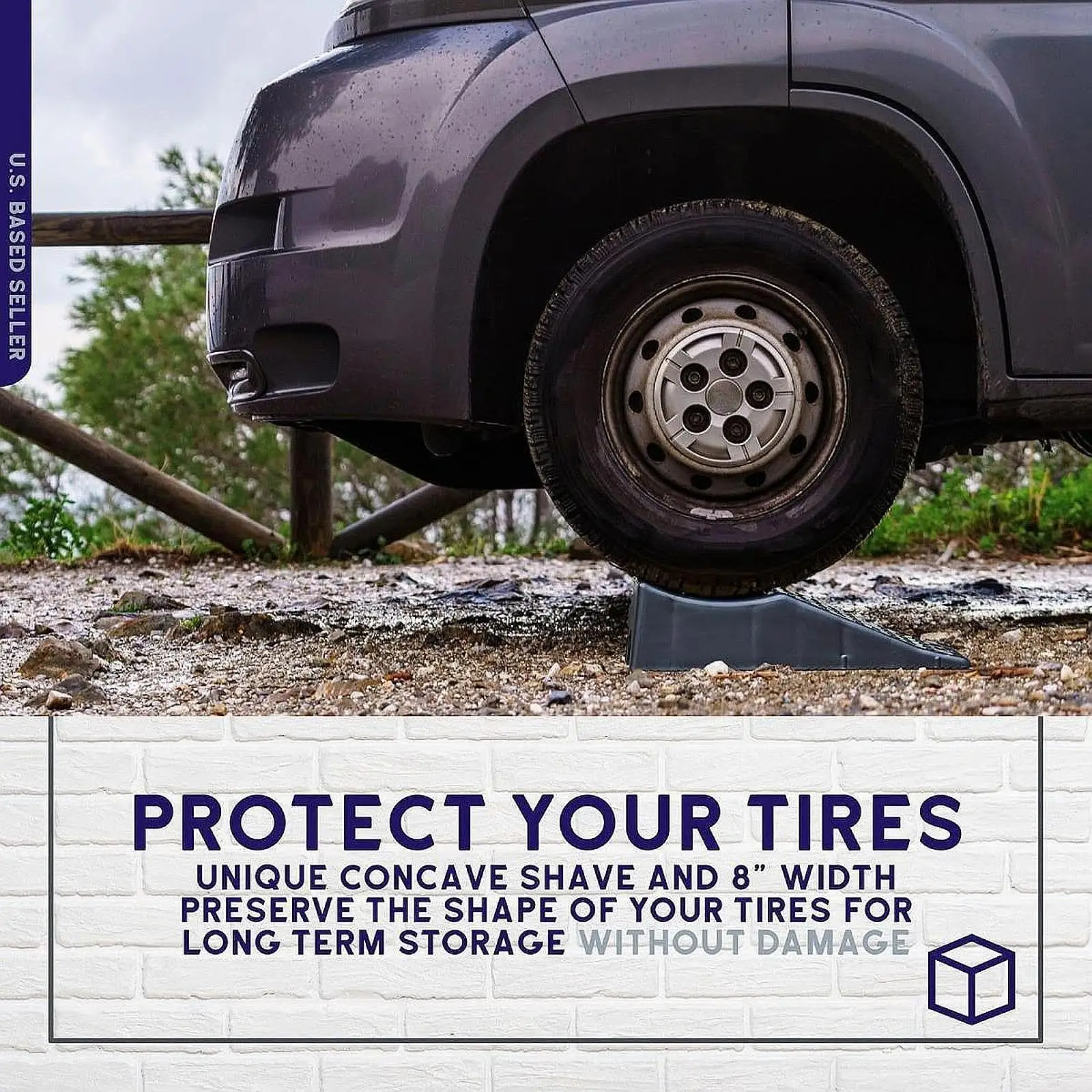 

Подъемная рампа для автофургона без домкрата, рампа для обслуживания шин, прочный аксессуар для тяжелых грузовиков, 10-тонная емкость 5,5 дюйма