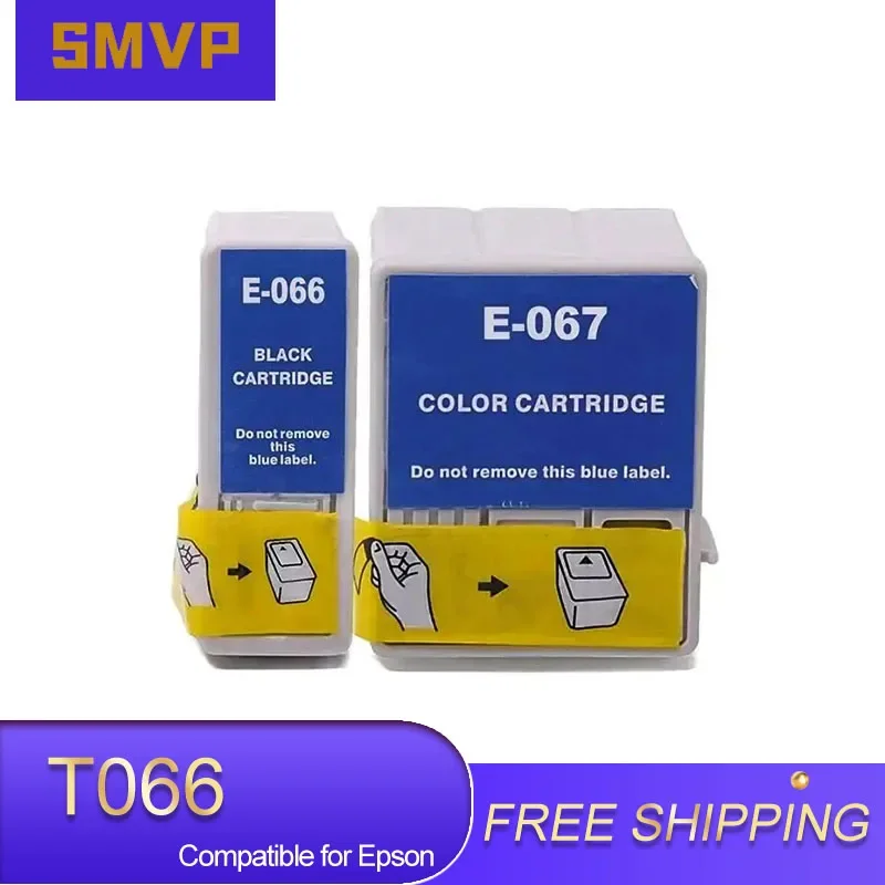 T066 T067 Premium Color Compatible Inkjet Ink Cartridge for Epson Stylus C48 Printer