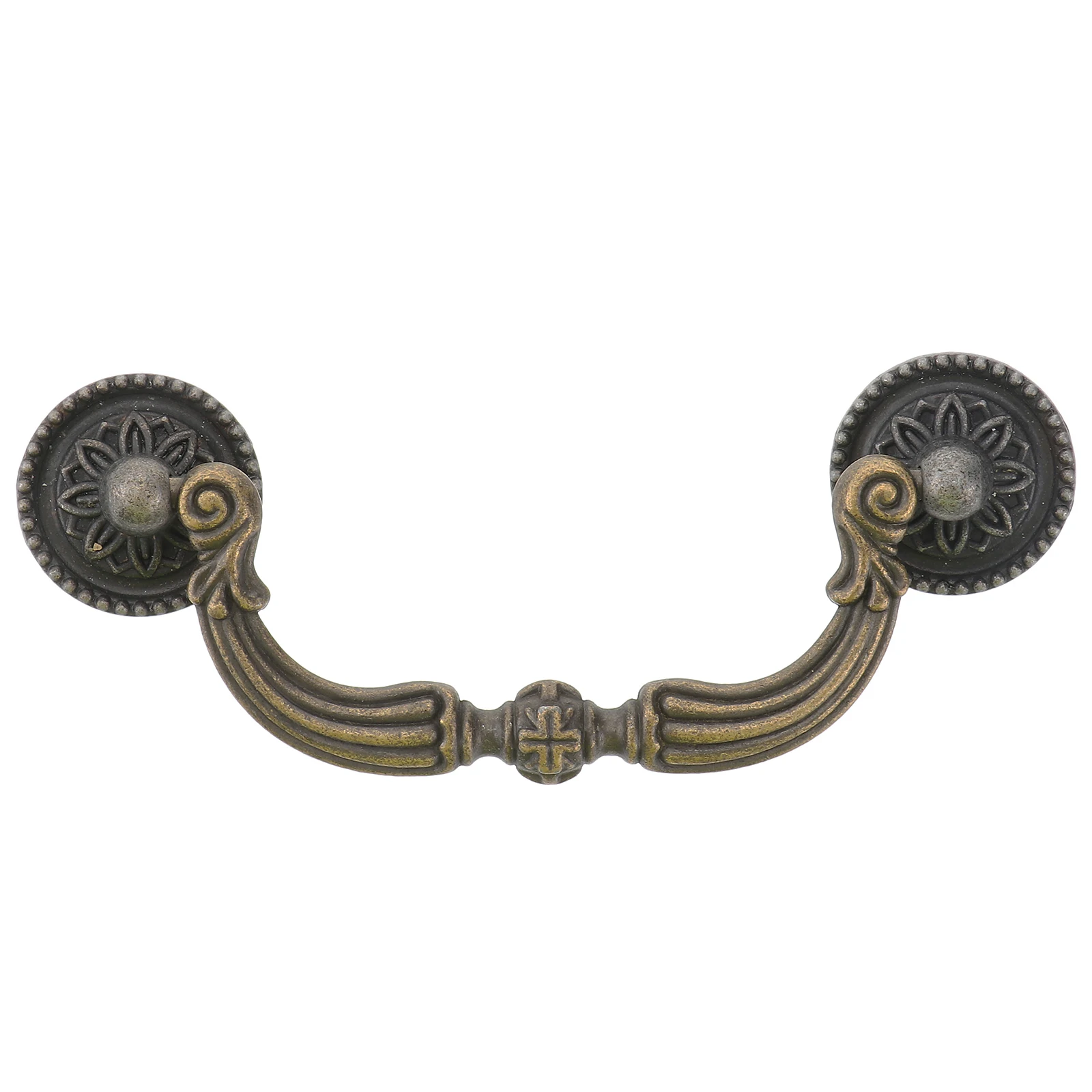 

Vintage Bronze Pull Handles 96mm Hole Pitch Zinc Alloy Kitchen Cabinet Drawer Bookcase Hardware Brass Knob